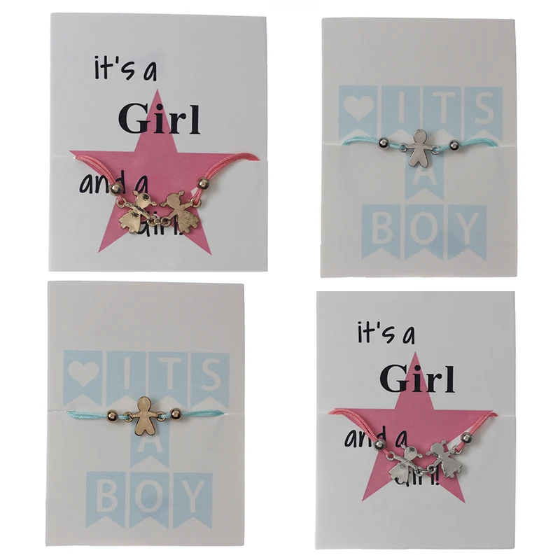 Wish Card фигурки из сплава металла Мальчики и шармы для девочек браслеты красный