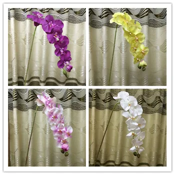 

[] high-grade plastic handle of Phalaenopsis Phalaenopsis orchid flower simulation simulation Hotel