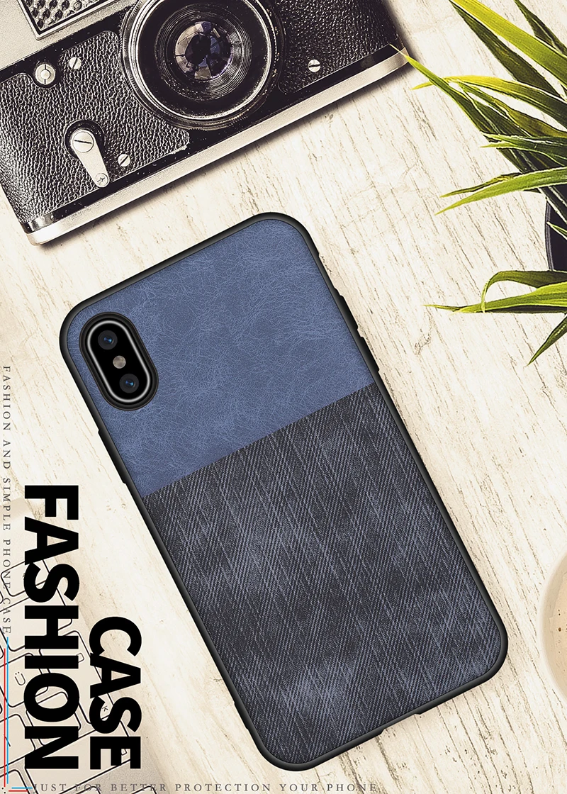 Retro Fabric Leather Phone Case