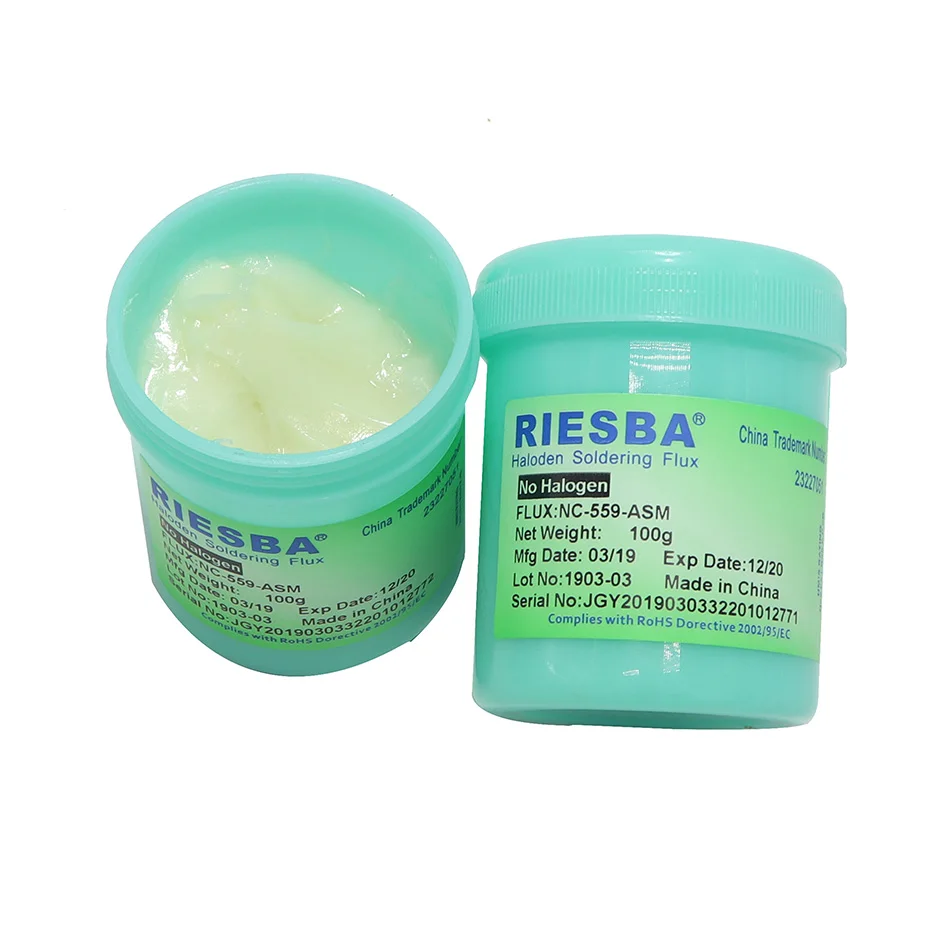 RIESBA паяльная паста 100 г пастообразный флюс без свинца для паяльного инструмента