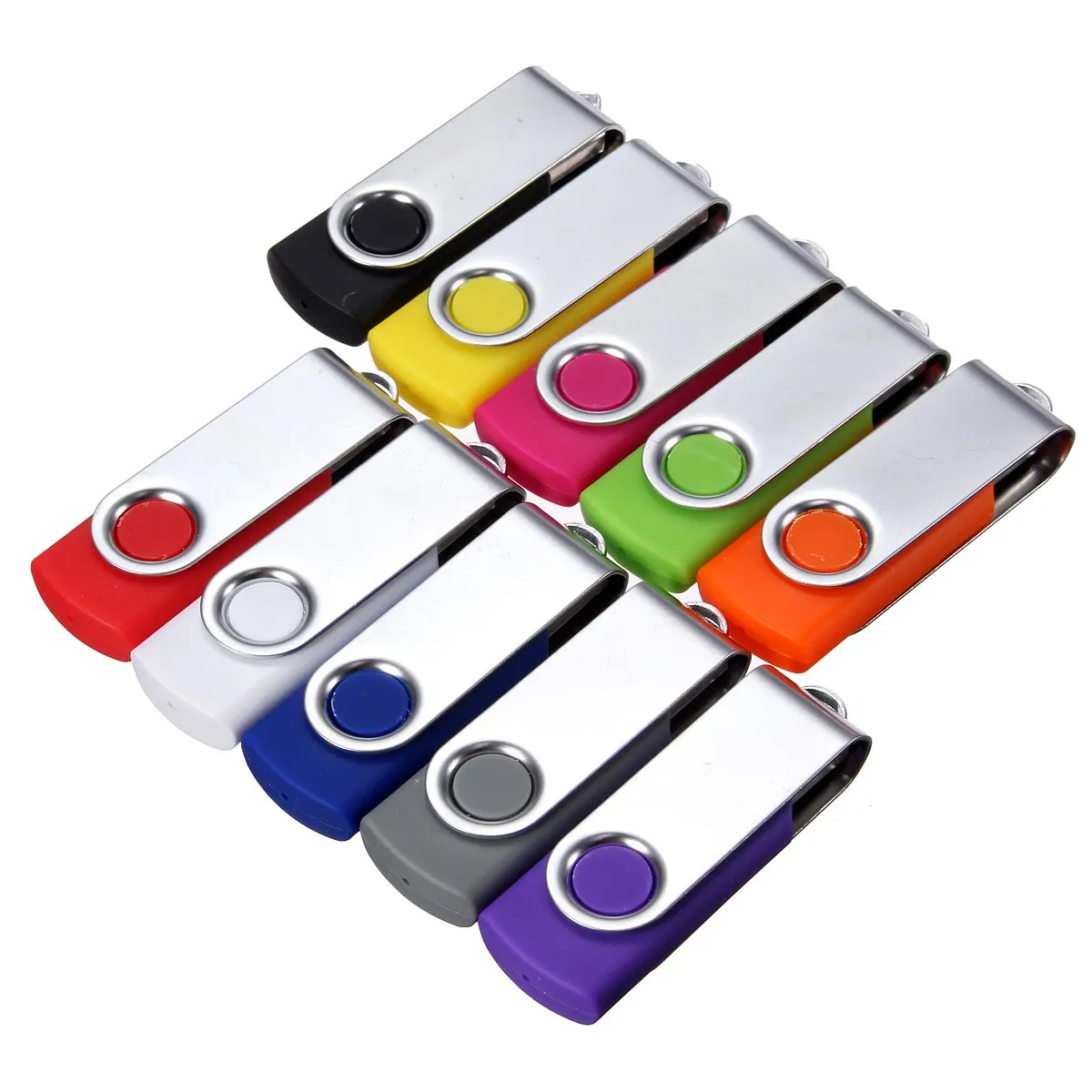 

256MB Rotary USB Flash Drive Swivel Pen Drive 2.0 USB Memory Stick Flash Drive Pendrive Storage