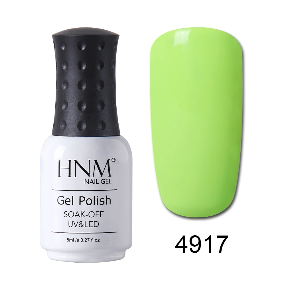 HNM 8 мл Лак для ногтей светильник цветной Nagellak УФ светодиодный лак для ногтей Vernis Полуперманентная краска для грунтовки гель лак Vernis a Ongle - Цвет: 4917