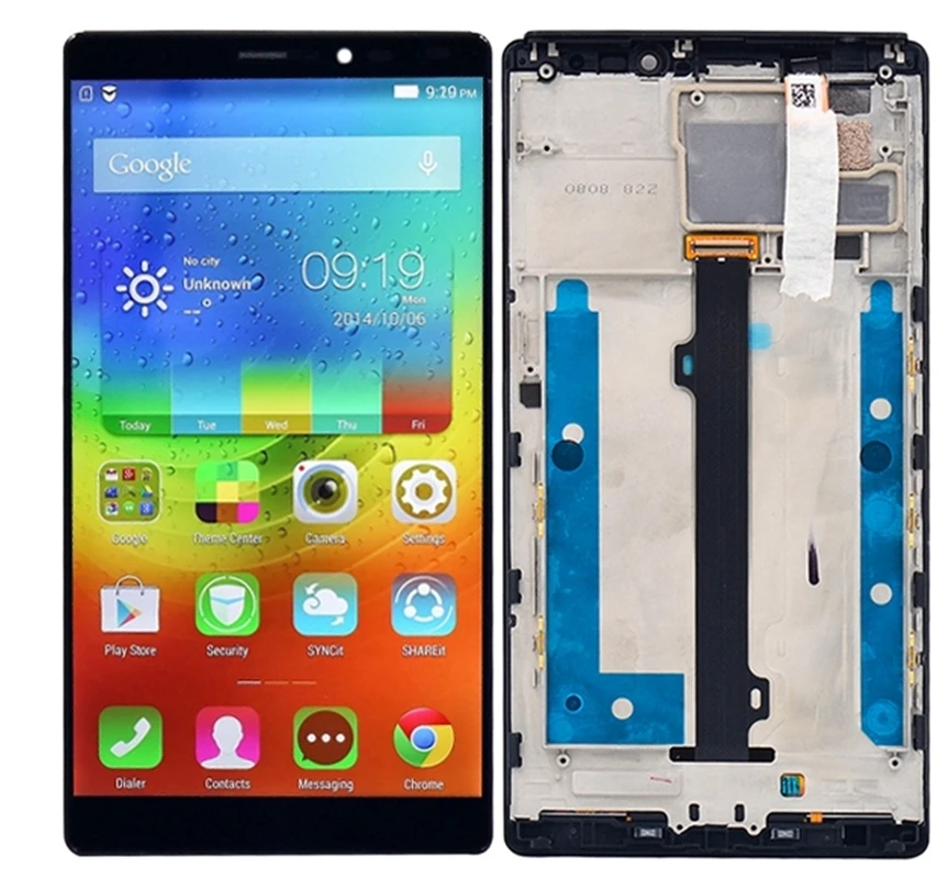 

6 Inch 2560*1440 LCD Screen and Digitizer Full Assembly with Frame for Lenovo Vibe Z2 Pro / K920 Replacement Repair Parts