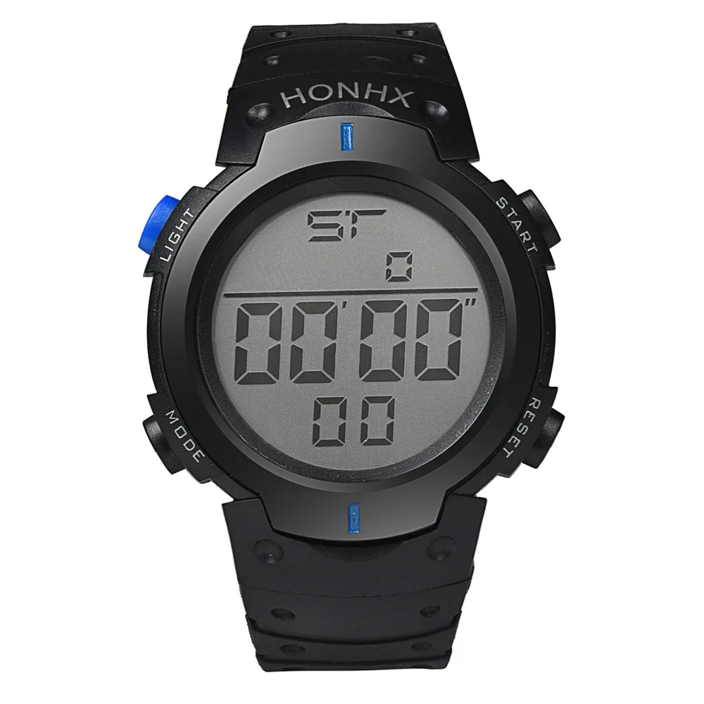 Роскошные спортивные часы для мужчин цифровой Военная Униформа силиконовые армия светодиодный LED Horloges наручные часы для мужчин Relogio Masculino