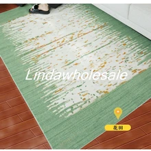 Современный геометрический гостиная подкладка для кофейного столика моющиеся кровать боковой ковер