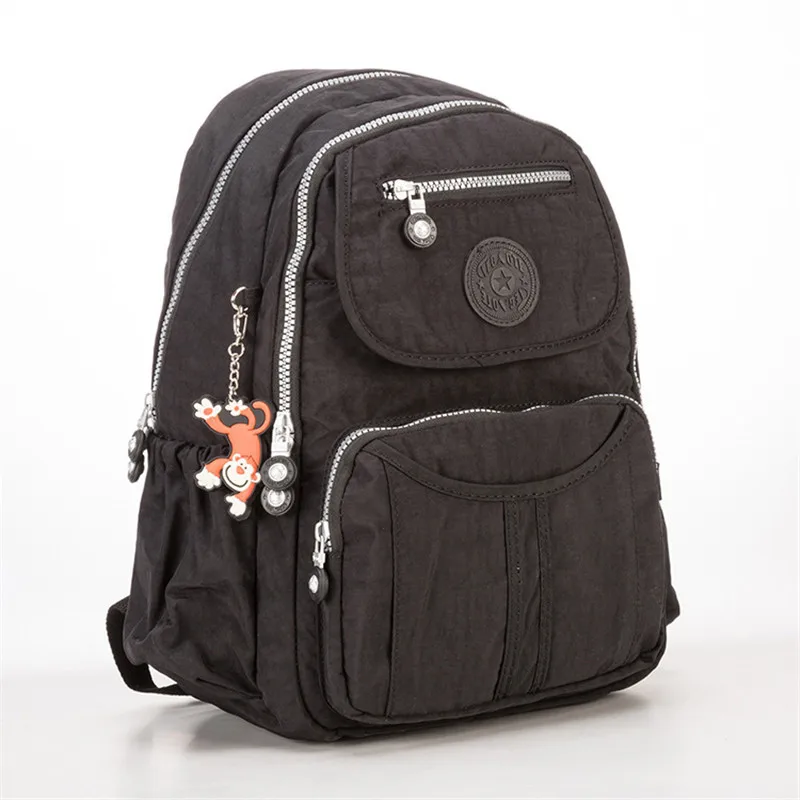4 Mochila женский рюкзак для девочек-подростков, школьные сумки для женщин, нейлоновый рюкзак для ноутбука, рюкзак для путешествий, стиль отдыха, Sac A Dos - Цвет: 4