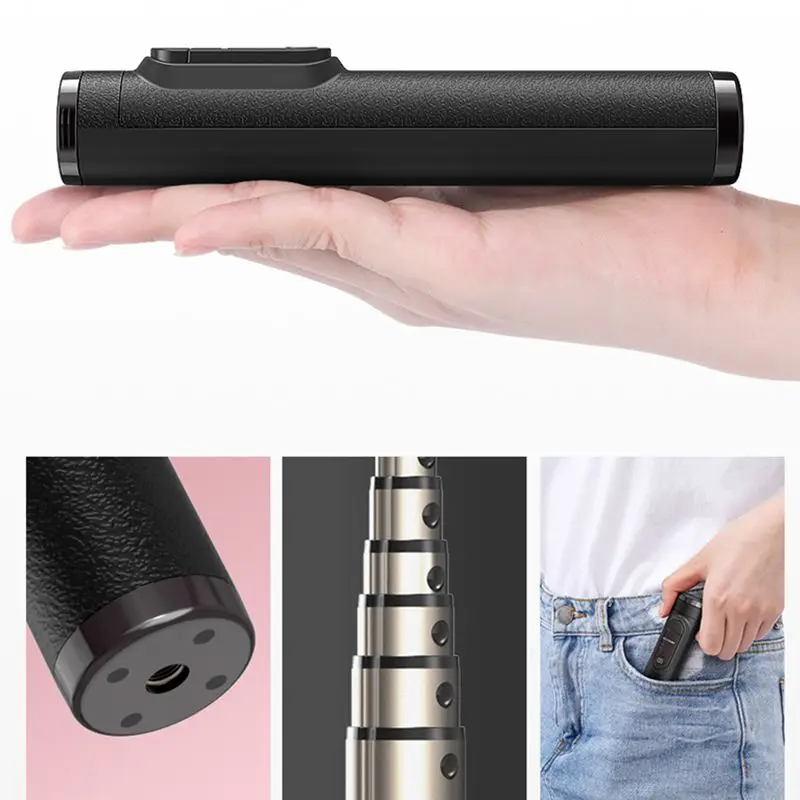 BlitzWolf BW-BS9 все в одном мини bluetooth селфи палка монопод Штатив интегрированные съемные штативы селфи палки для Iphone