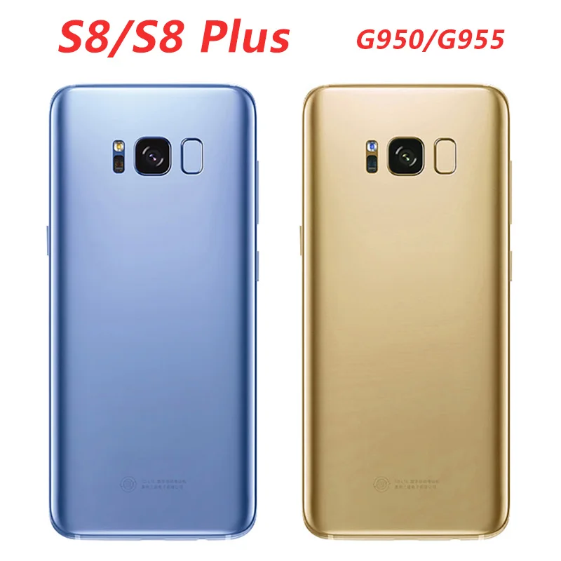 Задняя крышка аккумулятора для Samsung S8 G950 G950F / + G955 G955F s8 Plus новая с объективом |
