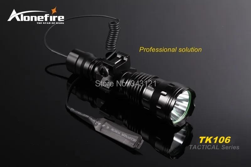 TK106 XML-T6 светодиодный тактический пистолет вспышка светильник фонарь 2000LM светодиодный светильник вспышка Lanterna светодиодный светильник+ крепление для прицела+ пульт дистанционного управления