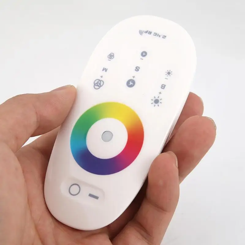 2,4G светодиодный rgb-контроллер с сенсорным экраном, беспроводной Радиочастотный пульт дистанционного управления, комплекты для домашнего управления, аксессуары для домашнего оборудования