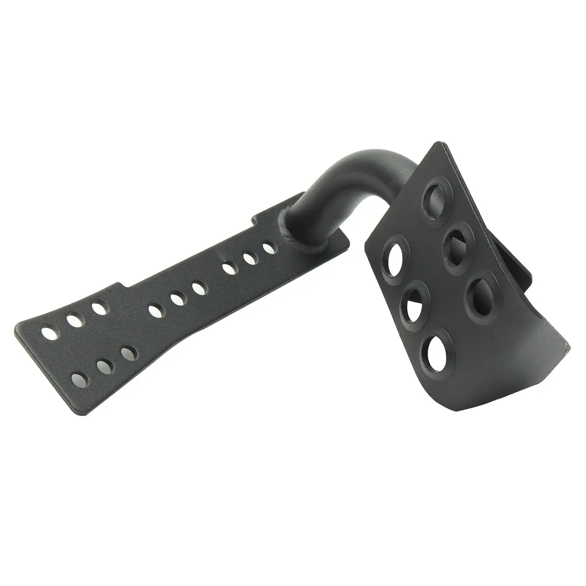 

Black Metal Dead Pedal Pad Left Foot Rest Kick Panel For Jeep For Wrangler JK
