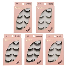 Shidishangpin 5 pairs 3D mink eyelashes natural long hand made false eyelashes 1 box mink lashes цена Shidishangpin 5 pairs 3D mink eyelashes natural long hand made false eyelashes 1 box mink lashes цены онлайн