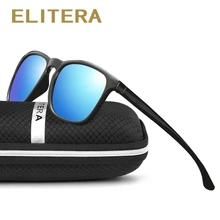 Бренд ELITERA, унисекс, Ретро стиль, солнцезащитные очки, поляризационные линзы, винтажные очки, аксессуары, солнцезащитные очки для мужчин/женщин