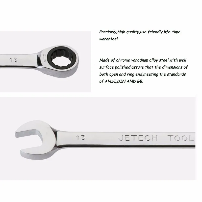 Global Featured Industrial Grade Reversible Ratchet Spanner with