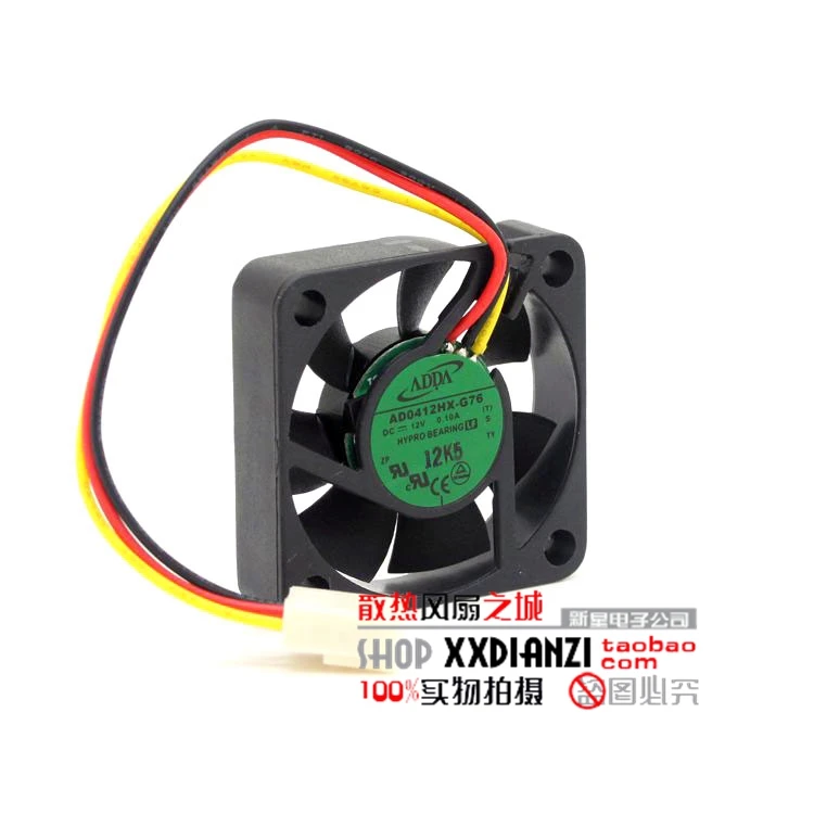 Бесплатная доставка. Оригинальный AD0412HX-G76 4010 12V 0.10A 4 см тихий охлаждающий