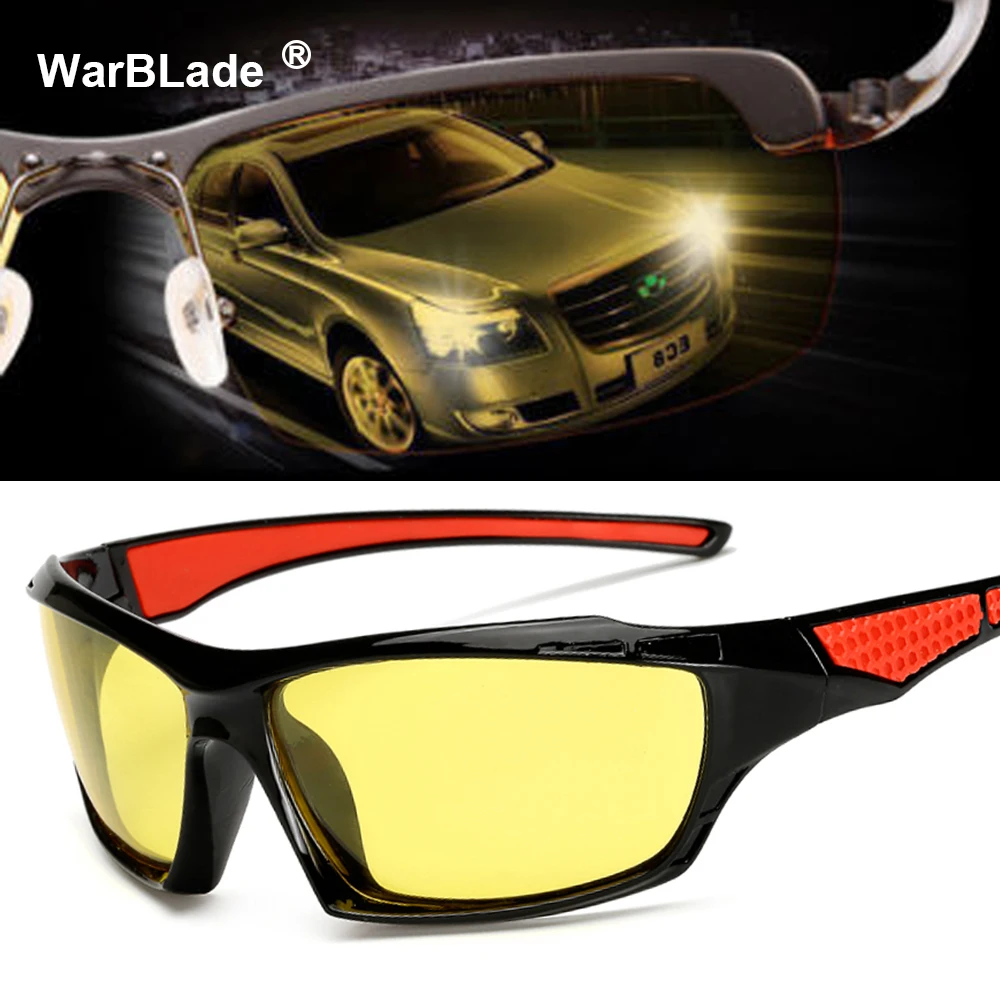 2020 New Yellow Polarized Sunglasses Men Night Vision Glasses Brand Designer Women Spectacles