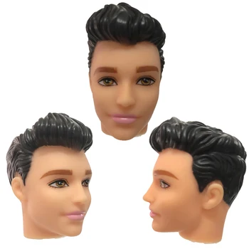 

NK One Pcs Newest Fashion Doll Head Black Skin Boys Head DIY Accessories For 30cm Doll Boy Boyfriend For Ken Doll' Body 013ADZ