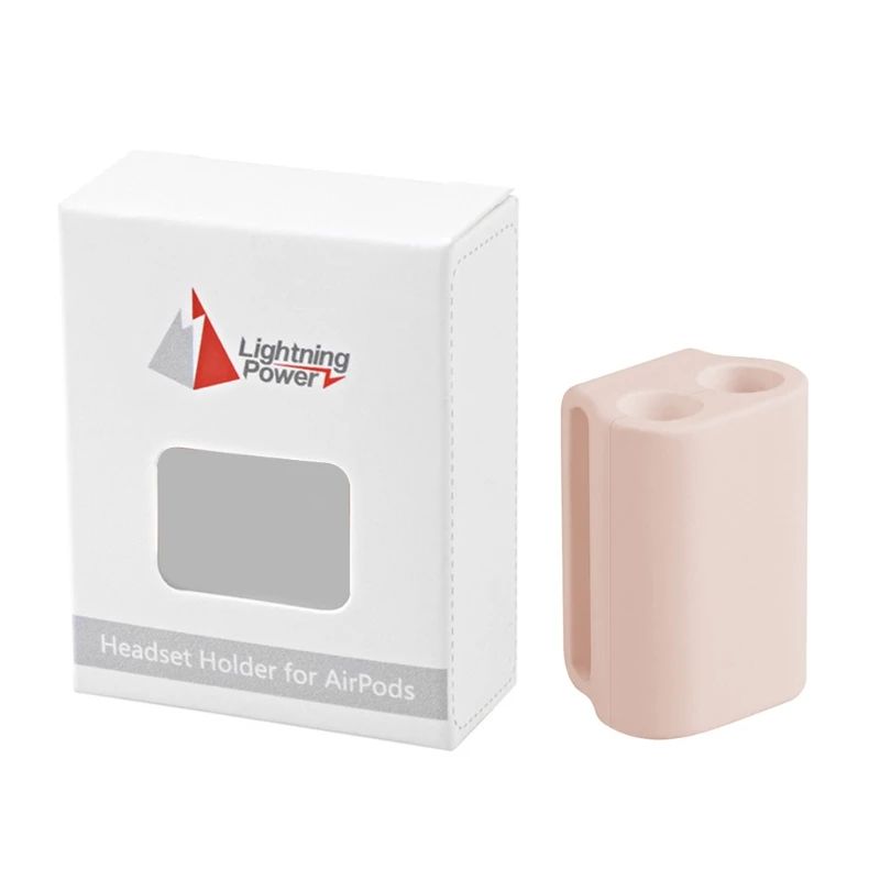 Анти-потерянный ремешок силиконовый держатель используется на ремешок для наручных часов для Apple AirPod аксессуары - Цвет: Розовый