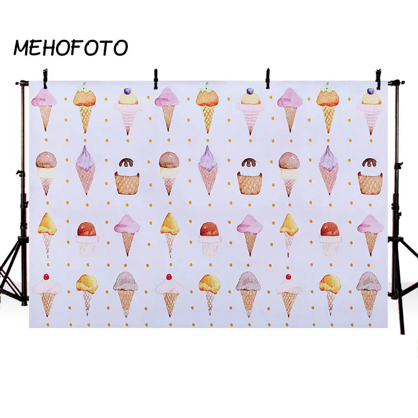 Фон MEHOFOTO с изображением мороженого для детей новорожденных баннер на день