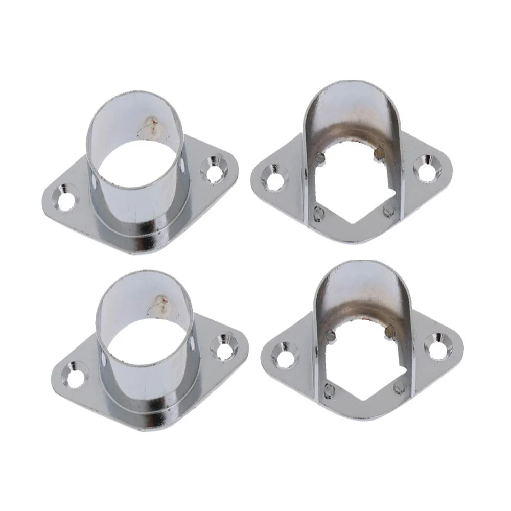 4 X Curtain Pole Recess Bracket Curtain Rod Finials Window Curtain Accessory