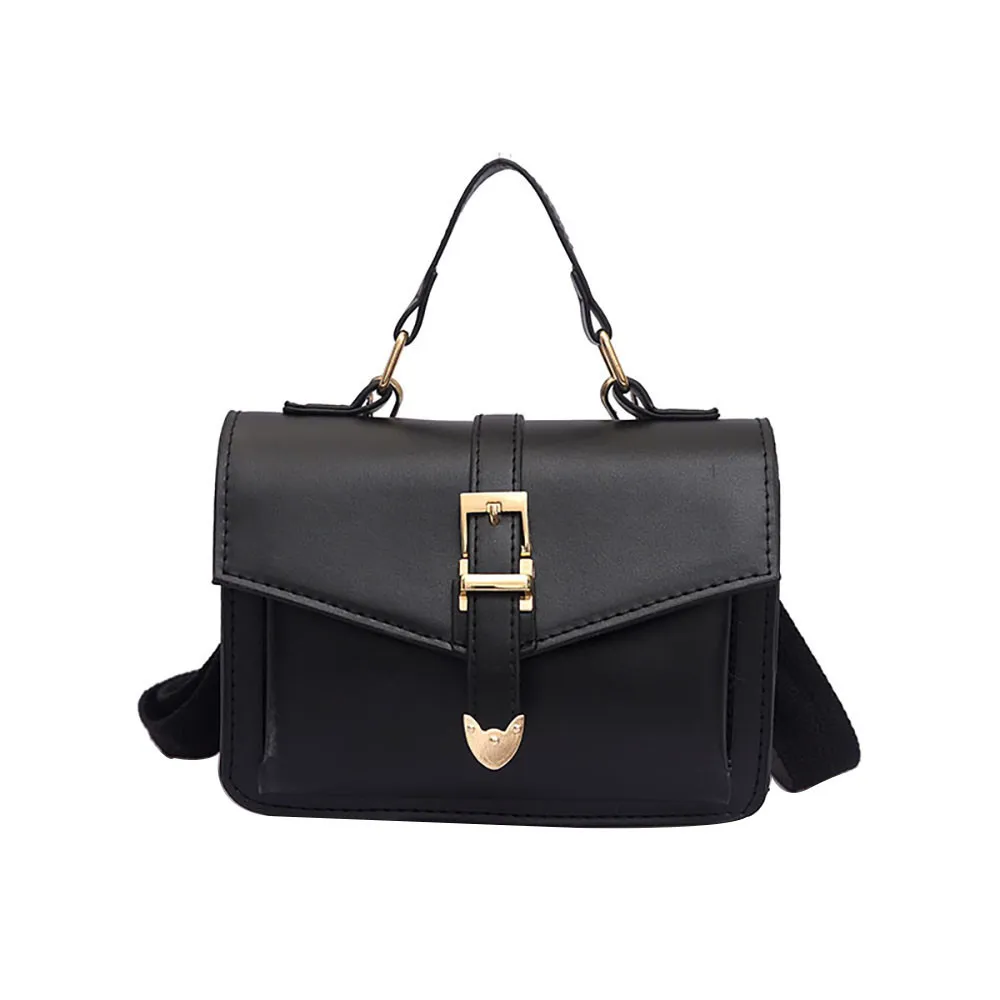 

Fashion Women Leather Bag Handbags PU Shoulder Bag Small Flap Crossbody Bags Female Korean Style Hasp Messenger Bags #T20