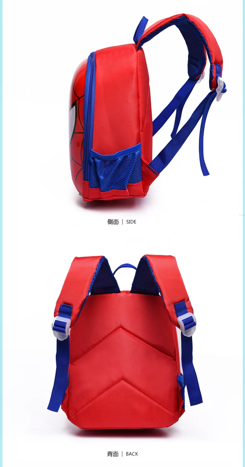 Kids Kindergarten Shell Backpack Spiderman Iron Man Thor Girls Boys Cute Cartoon Backpack Daypack Mochila Bag 2-5 Years 0ld (12)