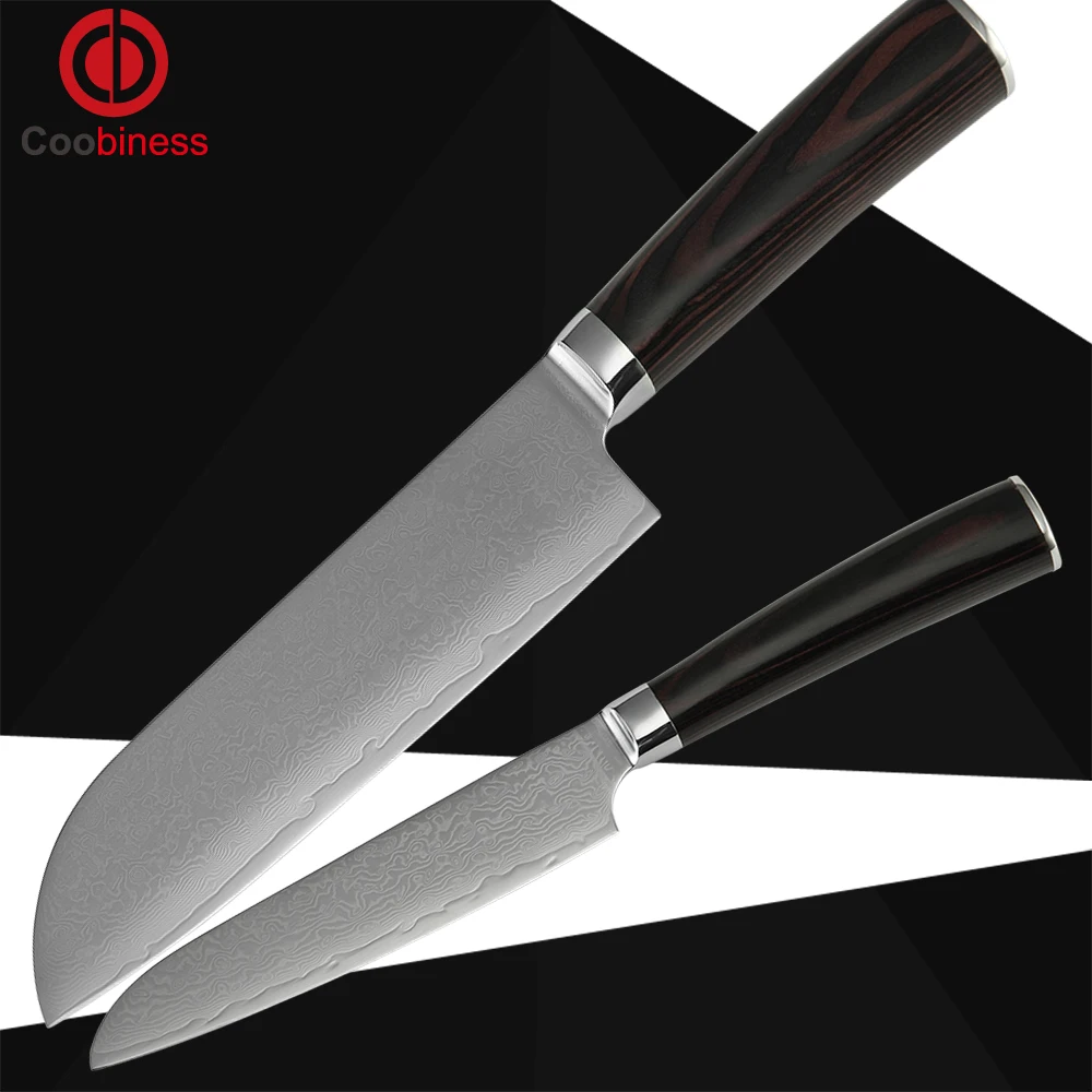XYJ brand 7 inch 5 inch kitchen Japanese cook's knives two piece set