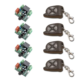 

AC220V Wireless Remote Control Switch 10A Relay Receiver RF Remote Controller Wireless ON/OFF Receiver & Transmitter