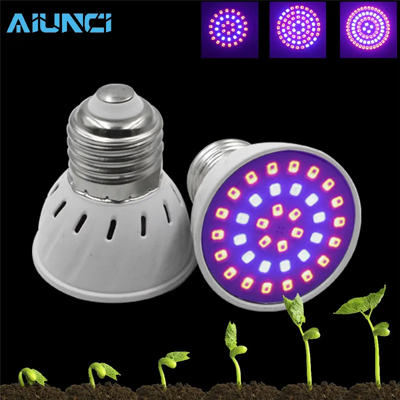 

LED grow light 3w/4w/5w E27 SMD 2835 LED Mini Plant Growth Lamp for Flowering Plant leaf growing and Hydroponics System indoor