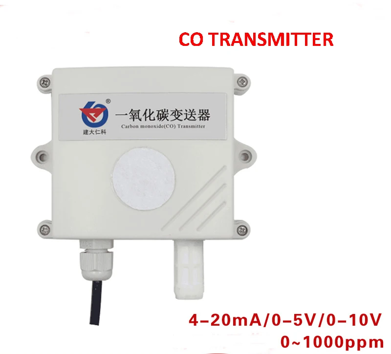 

CO gas sensor module with humidiity temperature Transmitter 4-20MA/0-10V Carbon monoxide detector Combustible gas transmitter