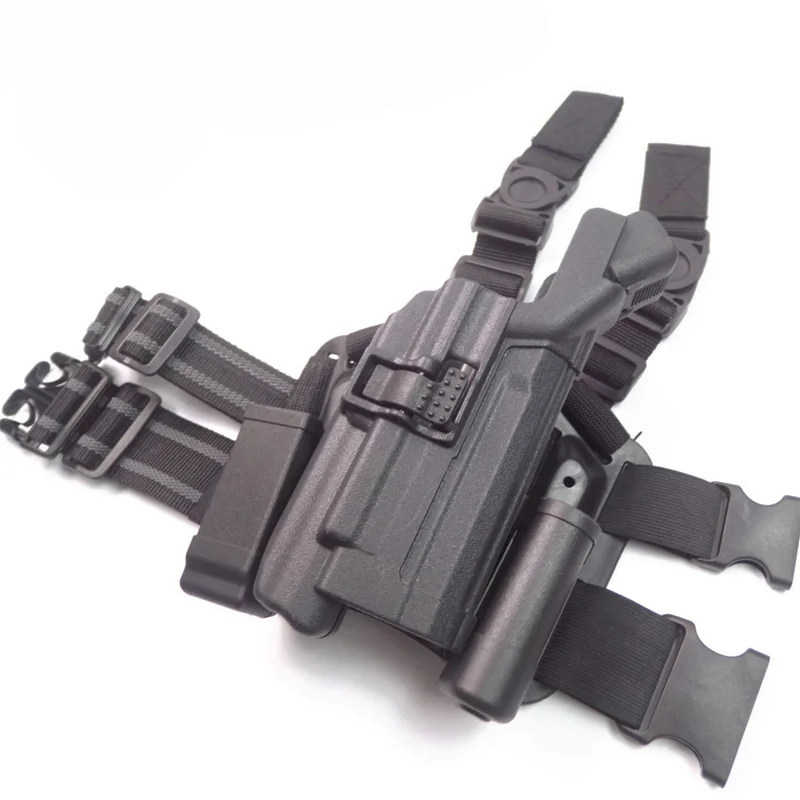 Тактический HK USP компактный пистолет правой руки пистолет кобура с отделением для магазина и сумка для фонарика военные Принадлежности для охоты нога кобура