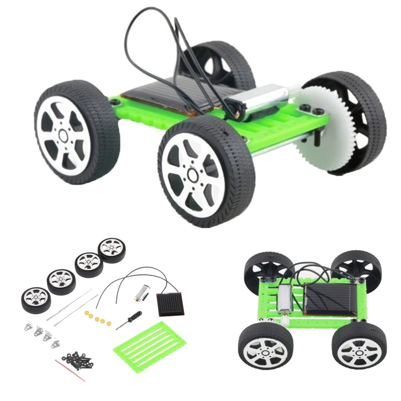 

Pop DIY Robot Solar Power Mini Powered Toy Car Kit Moving Racer Children Educational Teaching Hobby Creative Solar Car Kit Toys