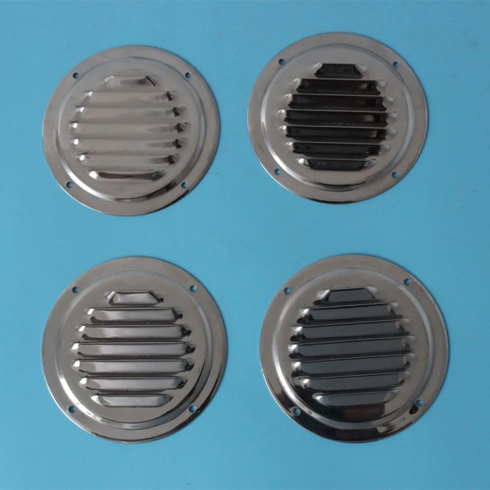 4X Circular Stainless Steel Air Vent Grille Covers High