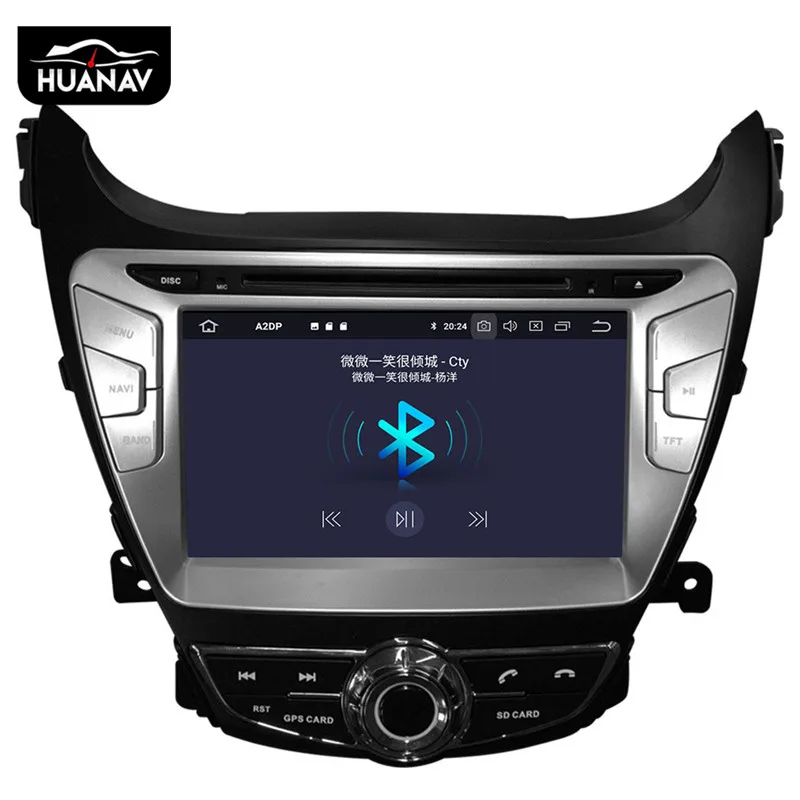 Clearance Android 9.0 Car DVD Player For Hyundai Elantra(MD)2011 2012 2013 Avante Car radio player GPS navigation 2din 8