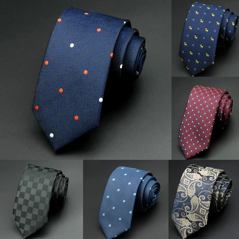 

1200 Needles 6cm Mens Ties New Man Fashion Dot Neckties Corbatas Gravata Jacquard Slim Tie Business Green Tie For Men Necktie