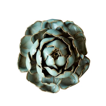 

Handmade Jingdezhen incense Zen handmade ceramic back peony lotus flower joss stick incense coil