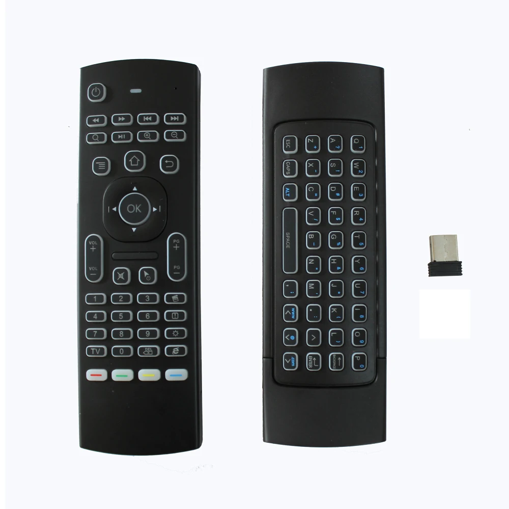 

MX3 MX3-L Backlit Air Mouse T3 Smart Remote Control 2.4G RF Wireless Keyboard For X96 tx3 mini A95X H96 pro Android TV Box