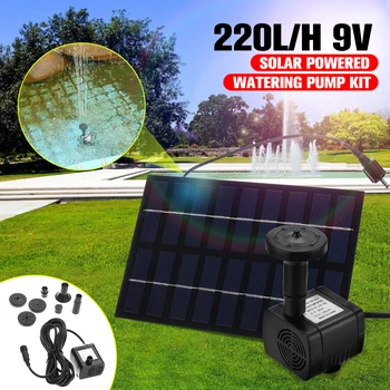 

Waterproof Solar Water Pump 200L/H Solar Panel Power Fountains Water Pumps Garden Pool Pond Rockery Fountain Watering System