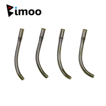 Bimoo с пулом Alinger резиновый крюк рукав Карп Рыболовный терминал снасти для размера 2~ 10 пар к кривой