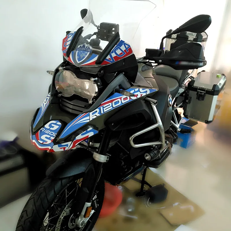 

Whole Vehicle Fits For BMW R1200GS R1200 1200 GS ADV Motorcycle Decals Stickers Waterproof Reflective protector