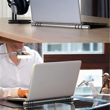 

1pcs 34CM Laptop Stand Cooling Stick Computer Notebook Heat Sink Aluminum Bracket Support Dropshipping