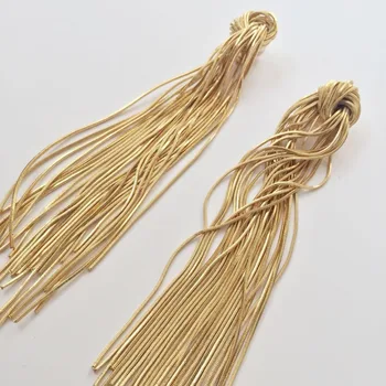 

Metal Style Long Tassel Clip And Stud Earring Kolczyki Kupe Jewellery Boucle Oreille Oorbel Ohrringe boucle d oreille Clip On