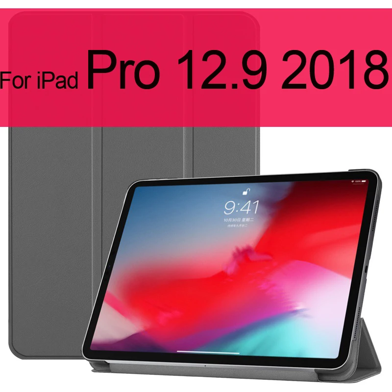 Для iPad Pro 11 12,9 чехол с поддержкой беспроводной зарядки для Apple Pencil Автоматический Режим сна/пробуждения умный чехол для iPad Pro 11 Funda - Цвет: Gray for 12.9