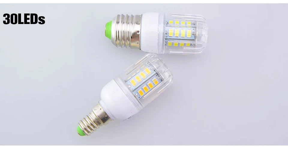 LED E27 Corn Bulb 110V 220V Lamp E14 Aluminum Energy saving Lighting Bulb SMD 5730 No Flicker lamparas lights (13)