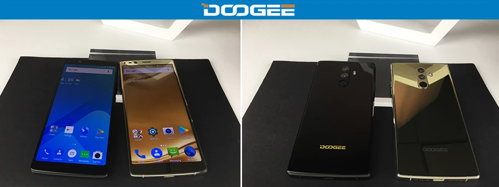 DOOGEE Mix 2 6 ГБ Оперативная память 128 Гб Встроенная память Android 7,1 4060 мАч 5,99 ''fhd+ Helio P25 восьмиядерный смартфон Quad Камера 16,0+ 13,0 Мп 8,0+ 8,0 Мп