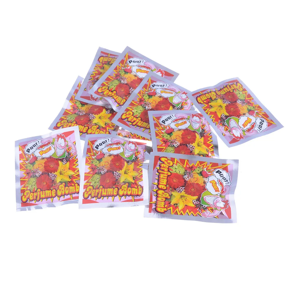 

10pcs/lot Bomb Bags Stink Bomb Smelly Funny Gags Gags Toys For Kids Novelty Fart Practical Jokes Fool Toy