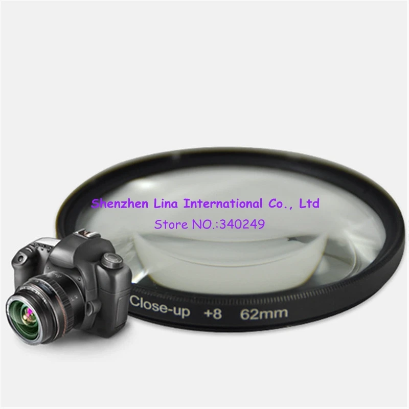 

New close-up lens SLR camera macro lens accessories Neutral 62mm close-up