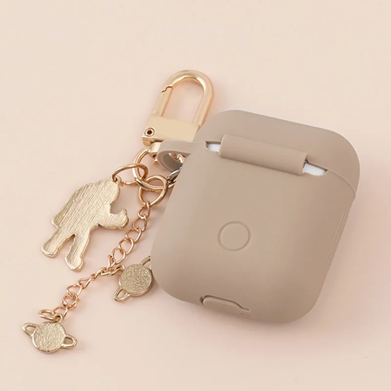 Роскошный силиконовый чехол космонавта для Apple Airpods 1 2 аксессуары защитный