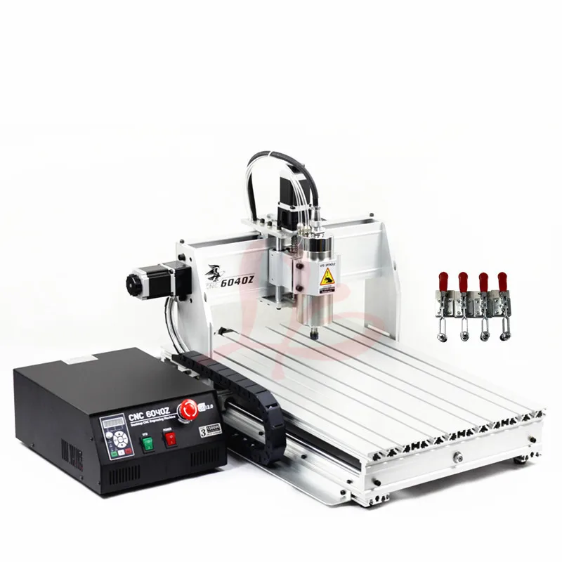 

New CNC 6040 Z-S80 3 axis wood engraving machine 6040Z-s80 engraver PCB drilling router cutting machine with 1.5kw spindle