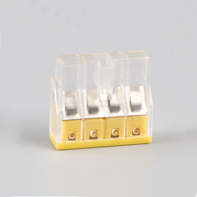 

2017 latest Universal Compact Wire Connector Conductor Terminal Block EU2.5-414 Home wiring with fast wire connector 4 hole term